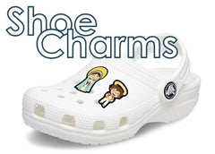 Bundle of Joy: 6pcs Shoe Charm.  Soft touch Uplifting Lil Saints PVC shoe charm Bulk