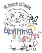 St Francis of Assisi DIGITAL DOWNLOAD UpliftingLilSaints