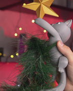 Uplifting Meowy Christmas Tree Topper