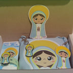 Personalized extra cute Gift Box: Virgin Mary or Jesus Collection for First Communion, Confirmation, or Baptism