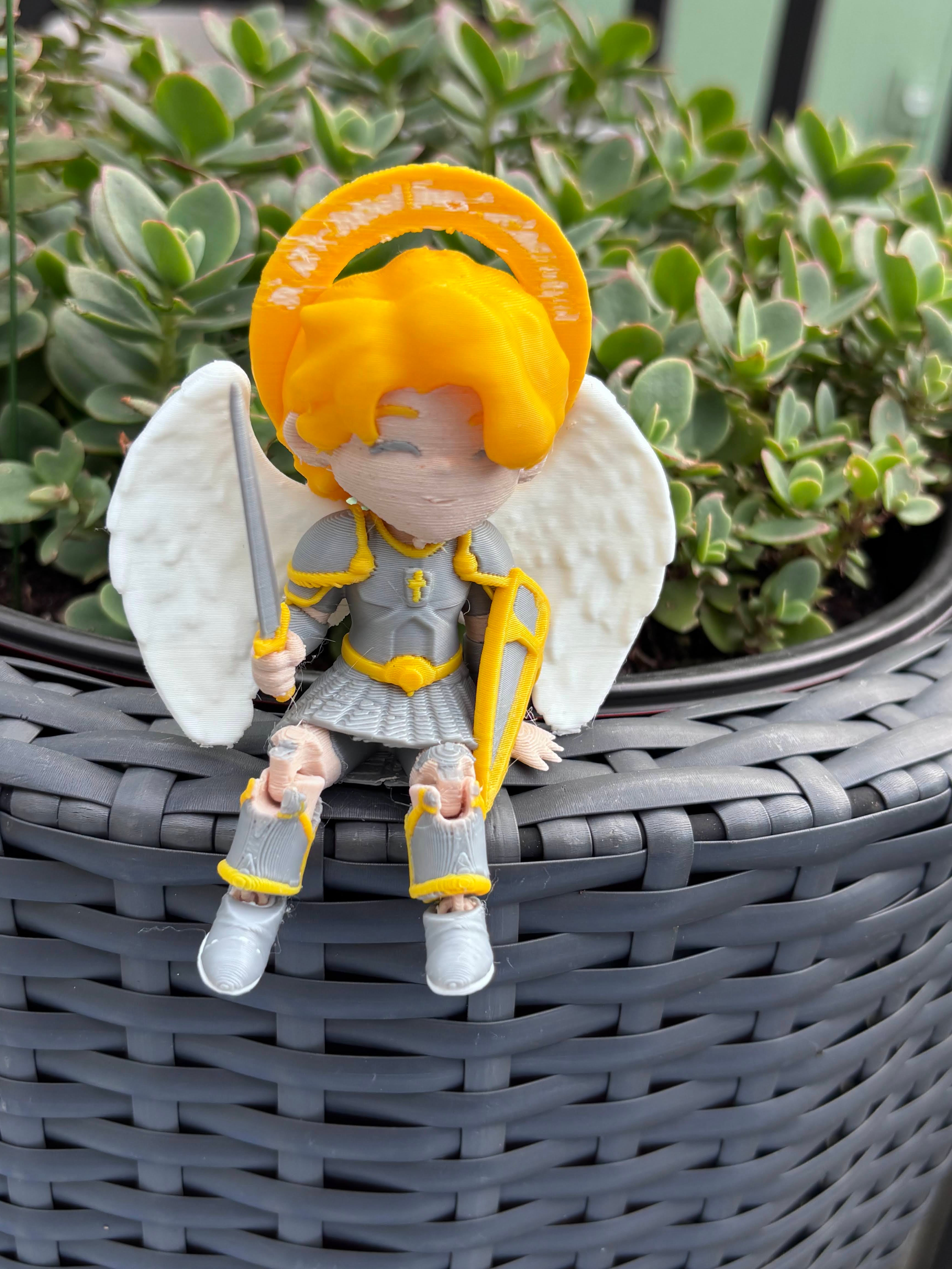 Uplifting Lil Saint Super Cute 3D Print